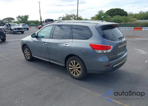 2015 Nissan Pathfinder S из США, поврежденный, VIN 5N1AR2MN8FC669485